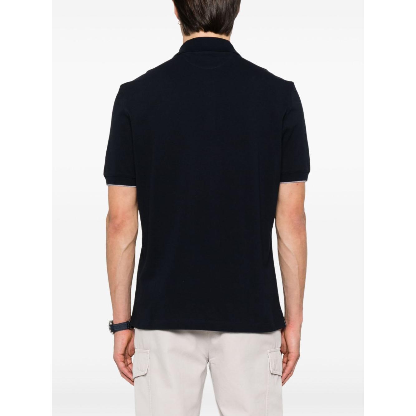 Brunello Cucinelli T-shirts and Polos Blue Topwear Brunello Cucinelli