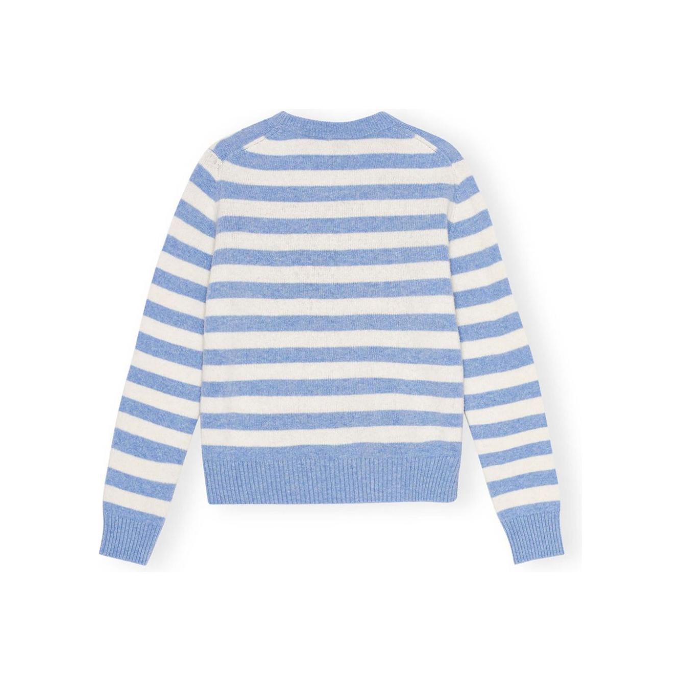 GANNI Sweaters Clear Blue Topwear Ganni