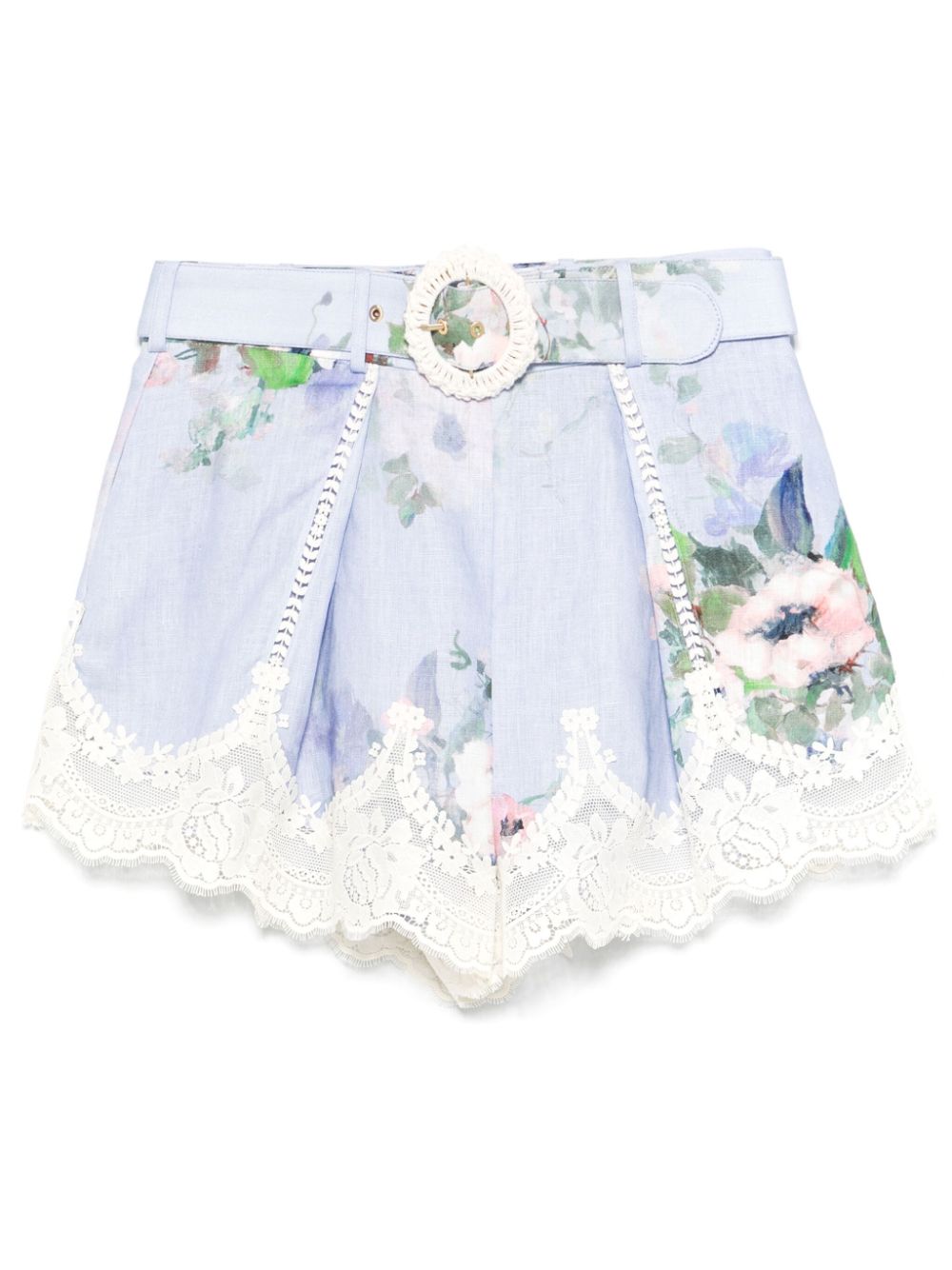 Zimmermann Shorts Clear Blue Short trousers Zimmermann