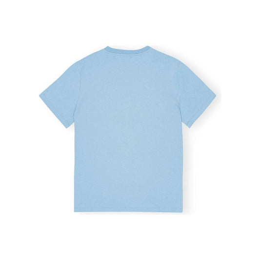 GANNI T-shirts and Polos Clear Blue Topwear Ganni