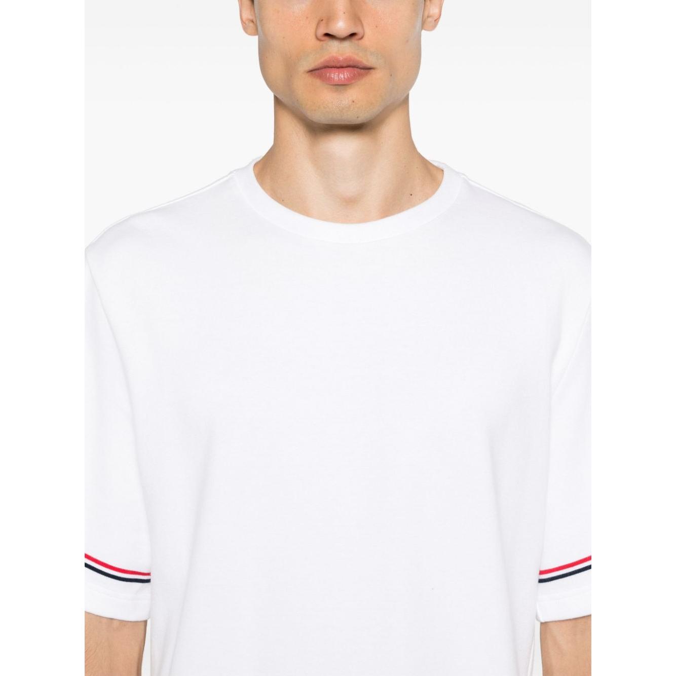 Thom Browne T-shirts and Polos White Topwear Thom Browne