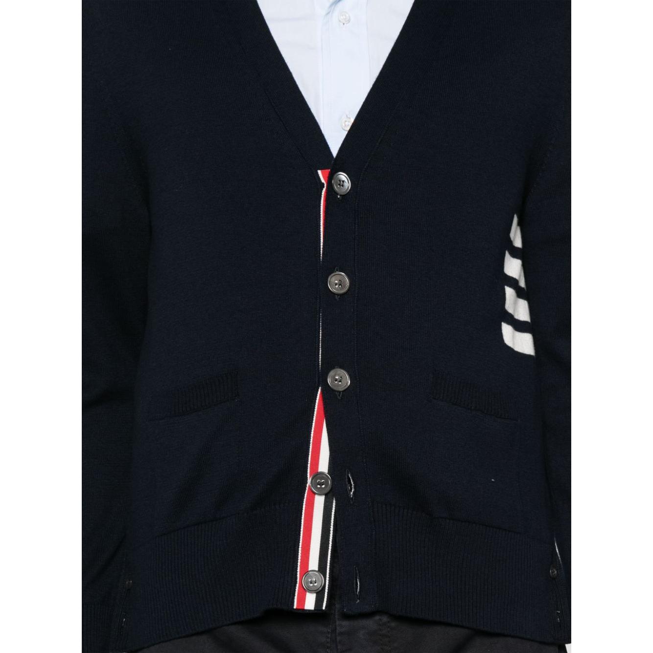 Thom Browne Sweaters Blue Topwear Thom Browne