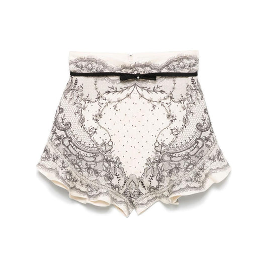 Zimmermann Shorts White Short trousers Zimmermann