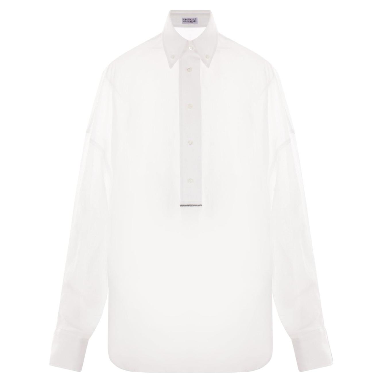 Brunello Cucinelli Shirts White Shirts Brunello Cucinelli