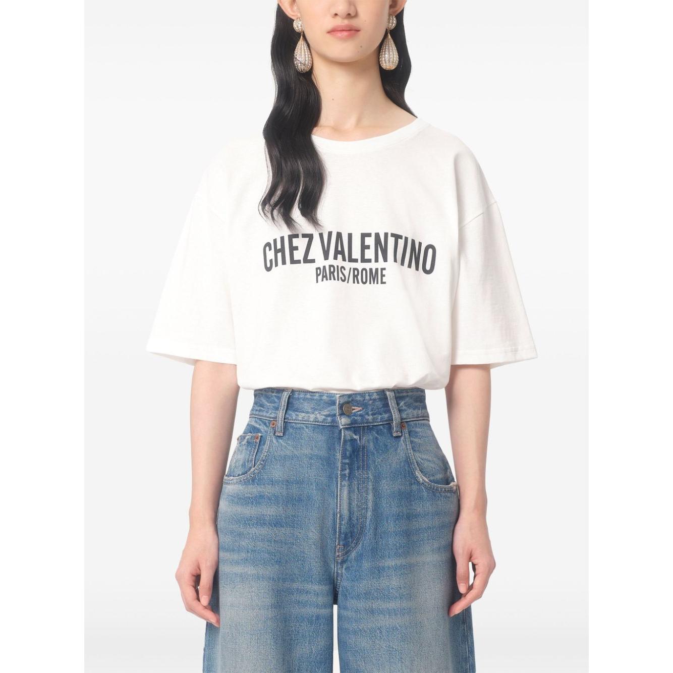 Valentino T-shirts and Polos White Topwear Valentino