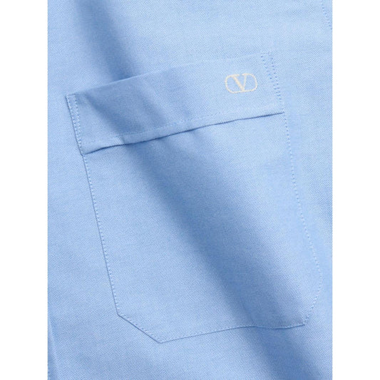 Valentino Shirts Clear Blue Shirts Valentino