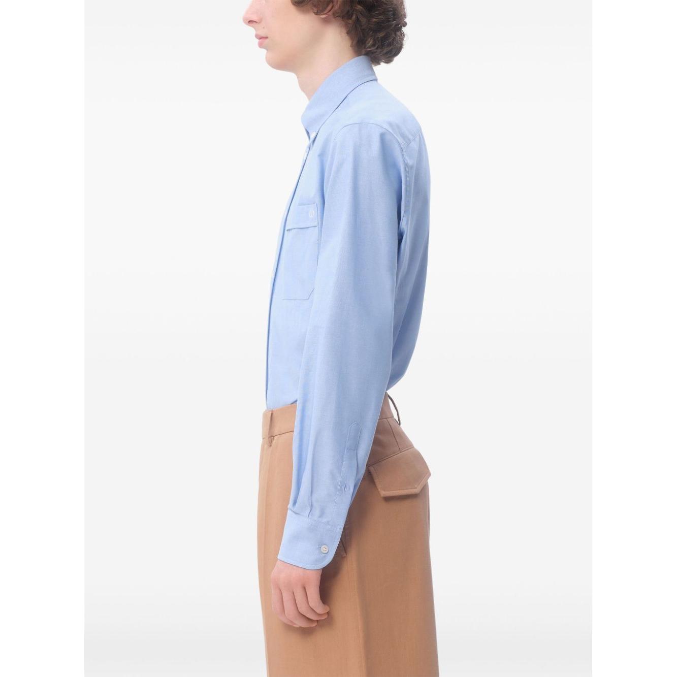 Valentino Shirts Clear Blue Shirts Valentino