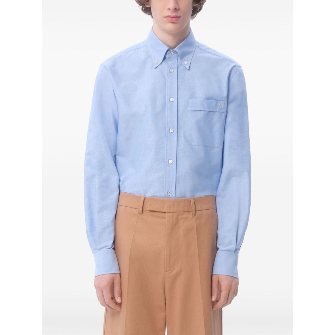 Valentino Shirts Clear Blue Shirts Valentino