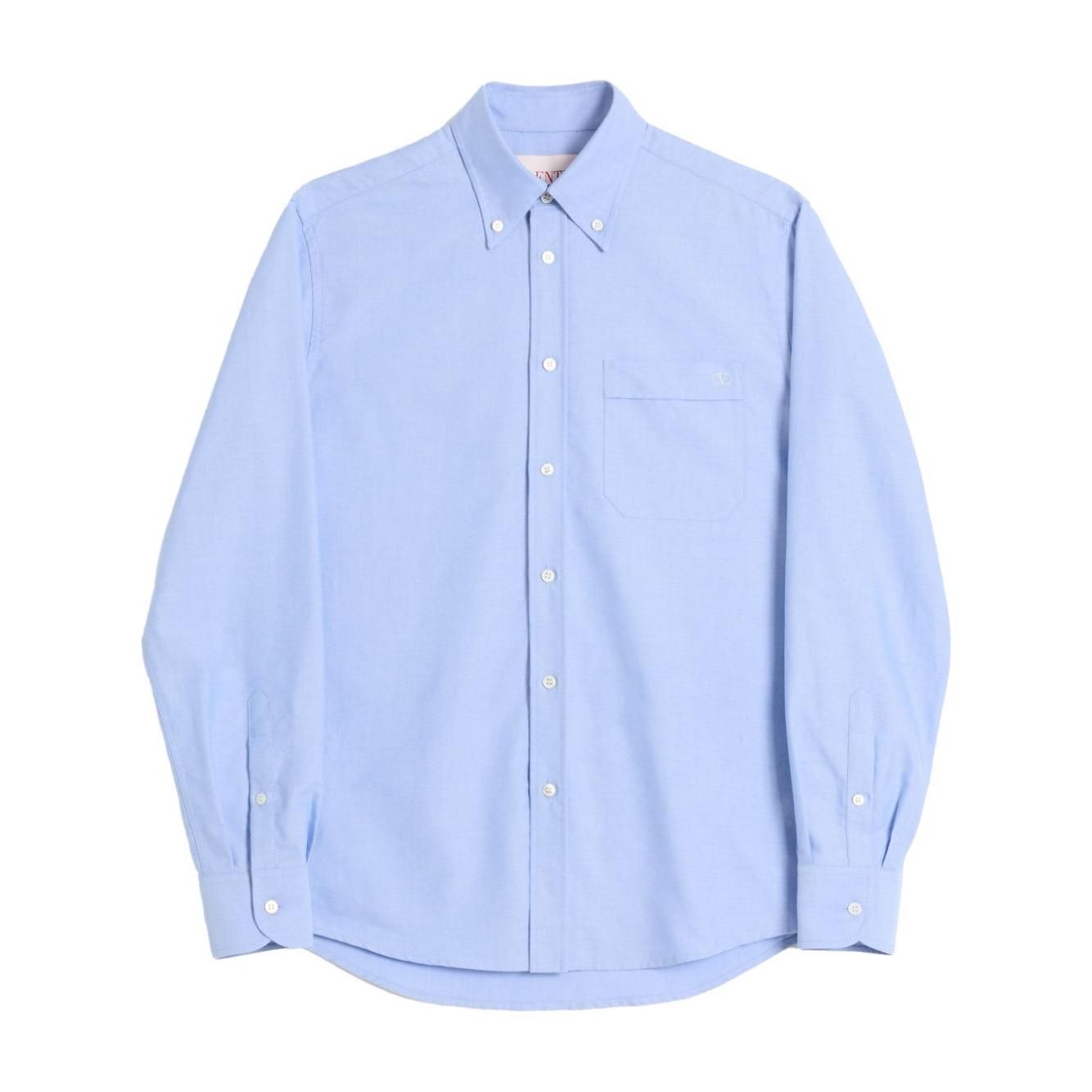 Valentino Shirts Clear Blue Shirts Valentino