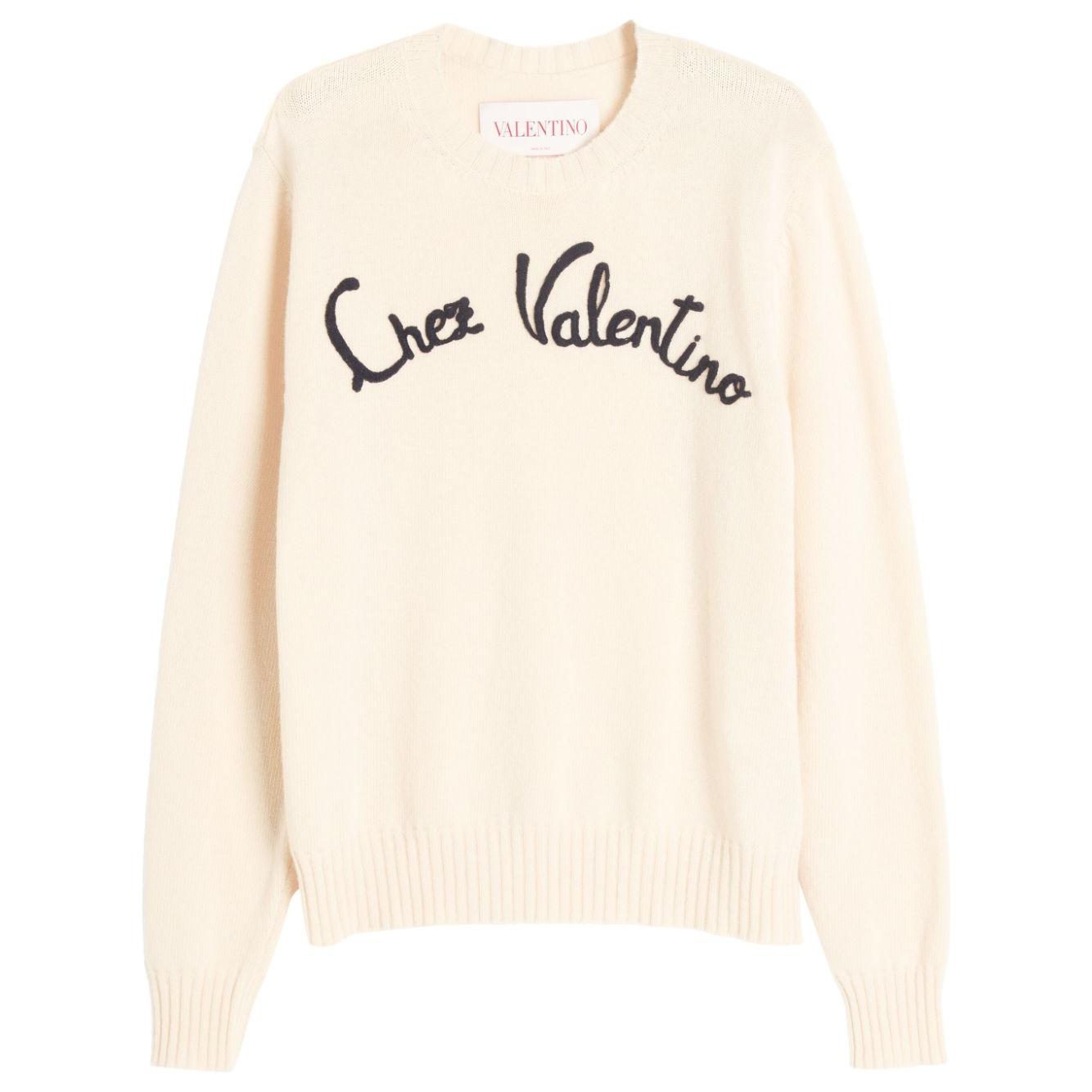 Valentino Sweaters White Topwear Valentino