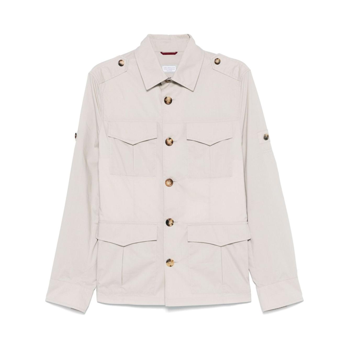 Brunello Cucinelli Jackets Beige Jackets Brunello Cucinelli