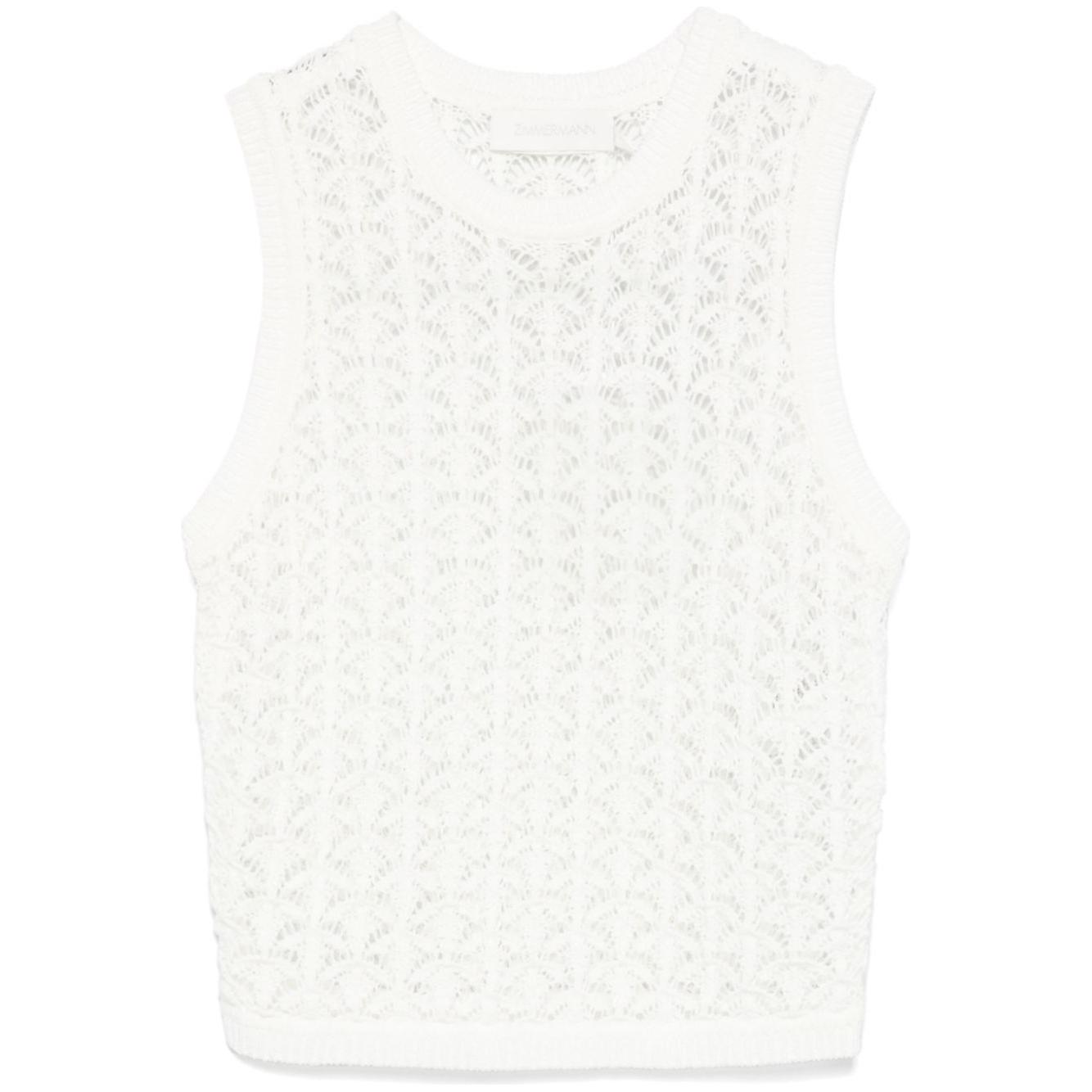 Zimmermann Top White Topwear Zimmermann