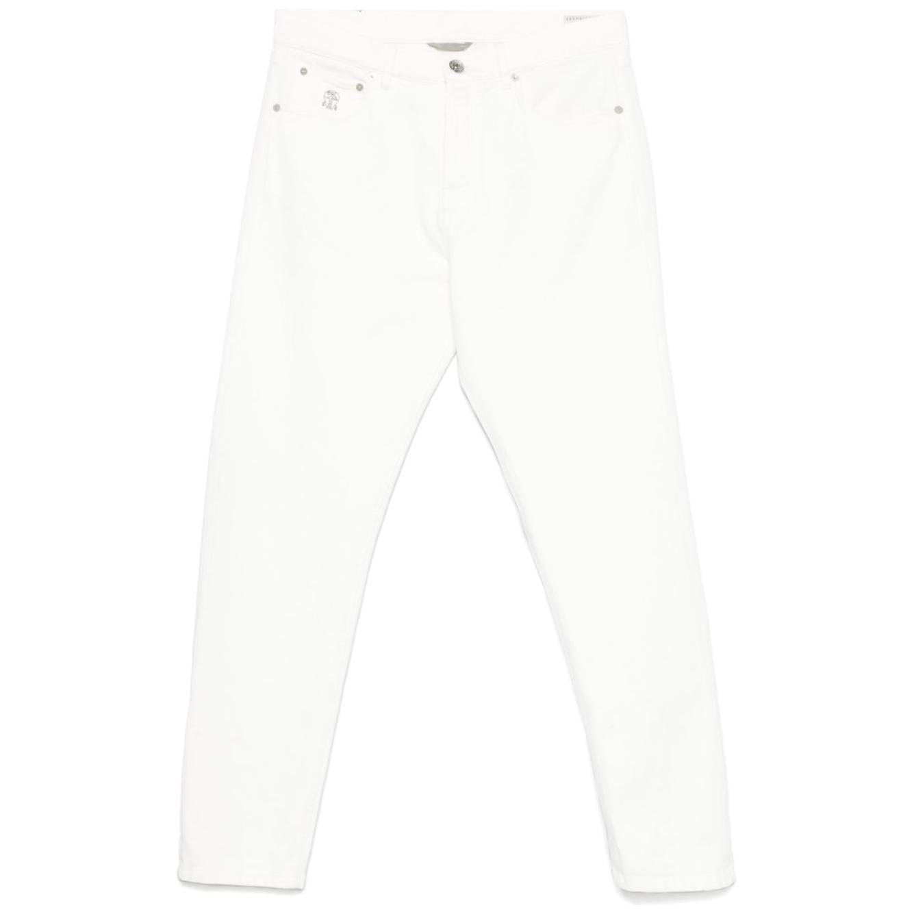 Brunello Cucinelli Jeans White Jeans Brunello Cucinelli