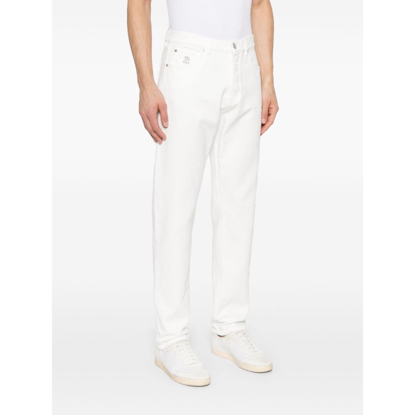 Brunello Cucinelli Jeans White Jeans Brunello Cucinelli