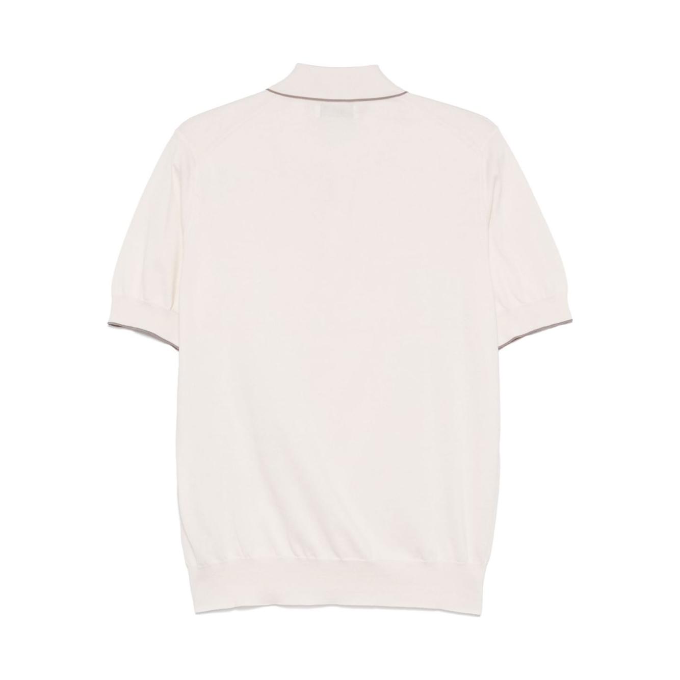 Brunello Cucinelli T-shirts and Polos White Topwear Brunello Cucinelli