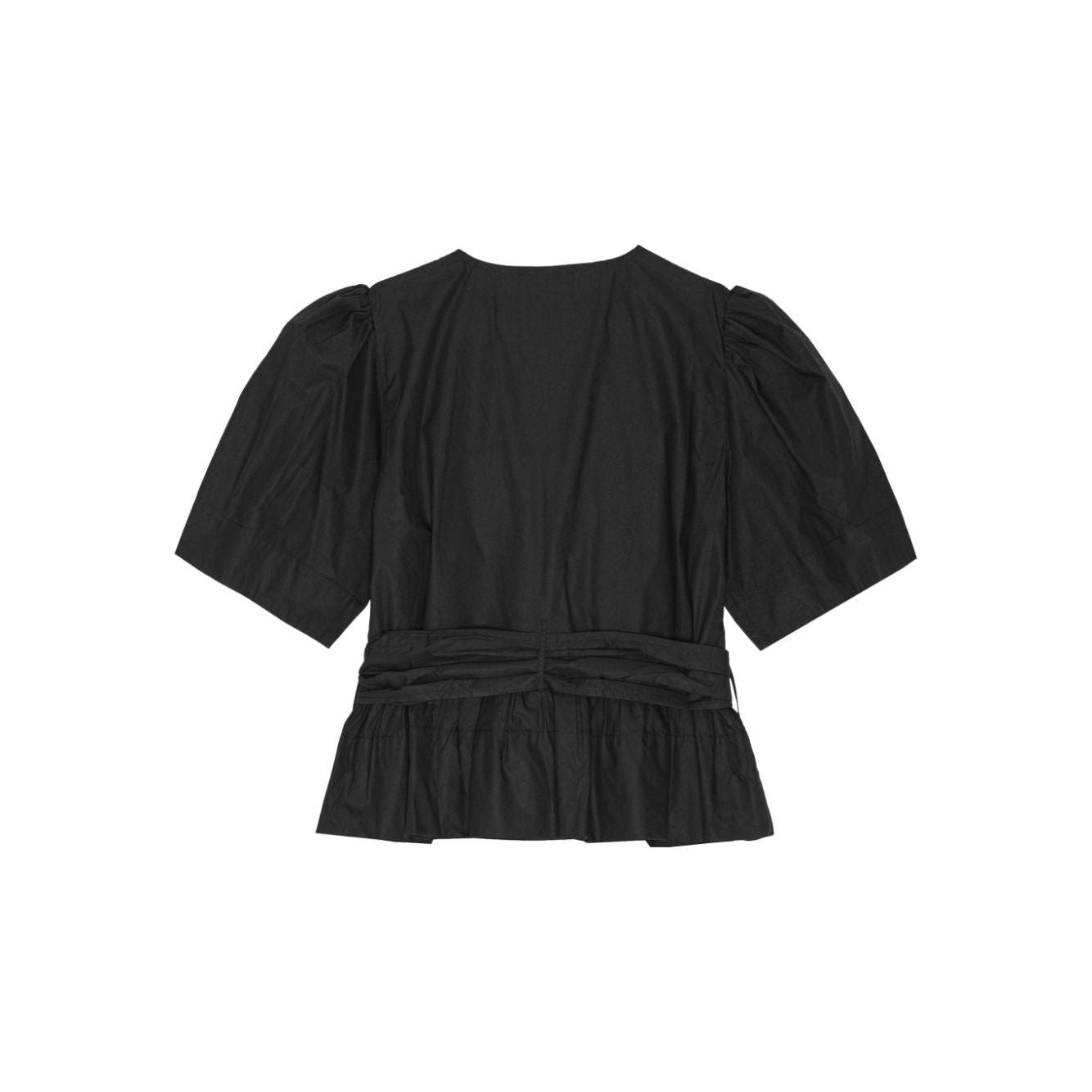 GANNI Top Black Topwear Ganni