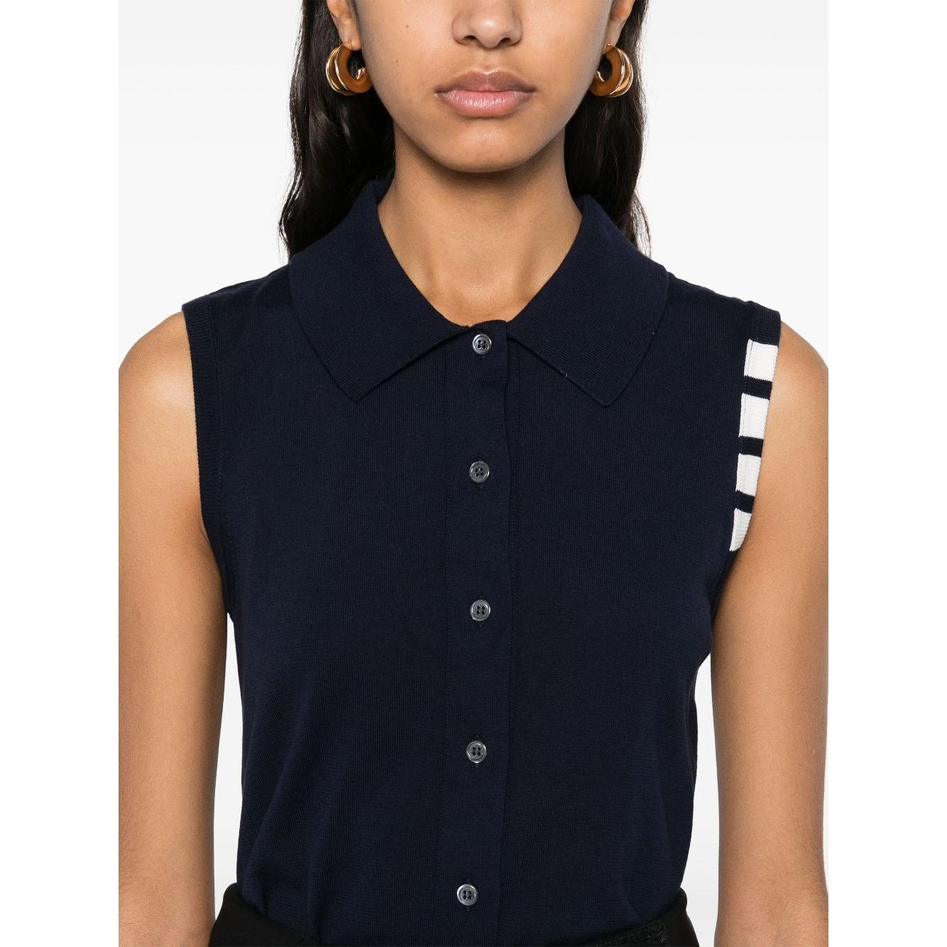 Thom Browne Top Blue Topwear Thom Browne