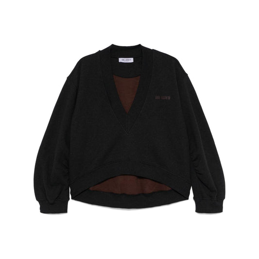 The Attico Sweaters Black Topwear The Attico