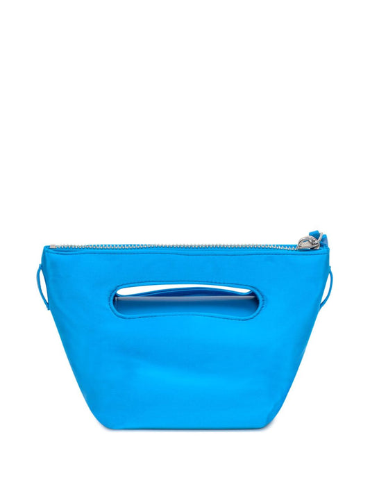 The Attico Satin Bag Blue Handbag The Attico