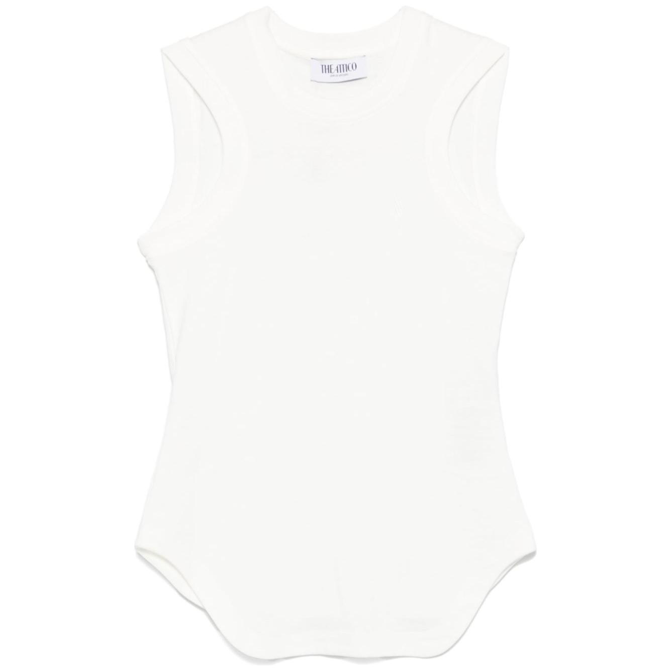 The Attico Top White Topwear The Attico