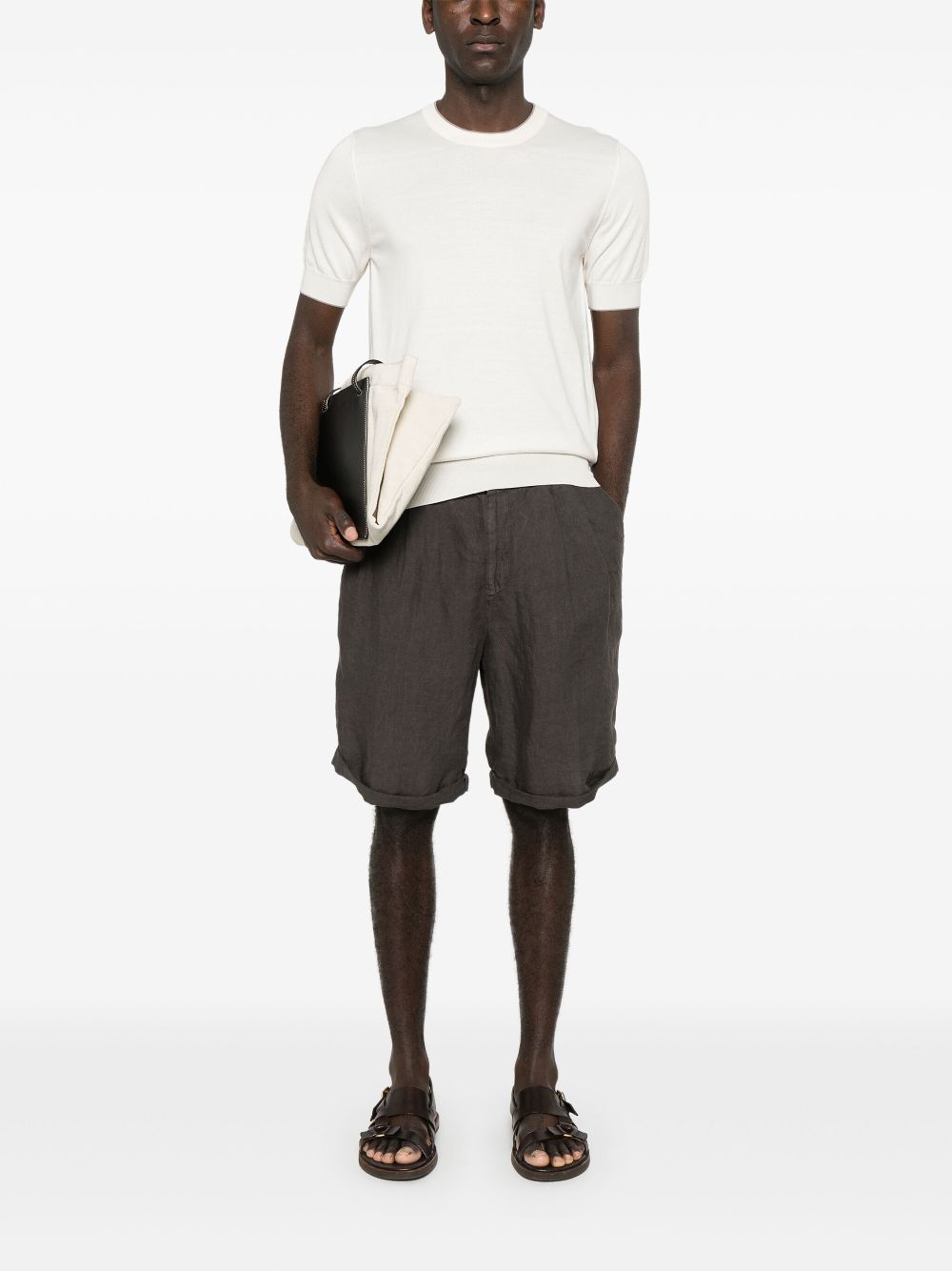 Brunello Cucinelli Shorts Brown Short trousers Brunello Cucinelli