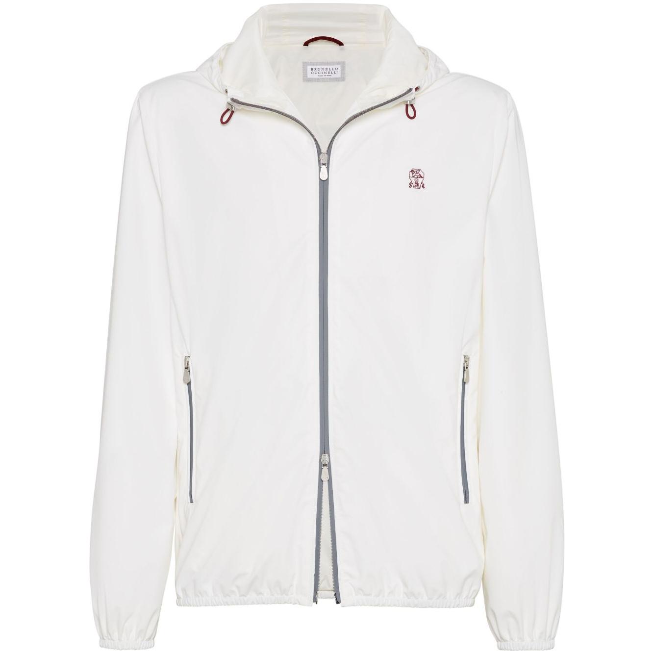 Brunello Cucinelli Coats White Jackets Brunello Cucinelli