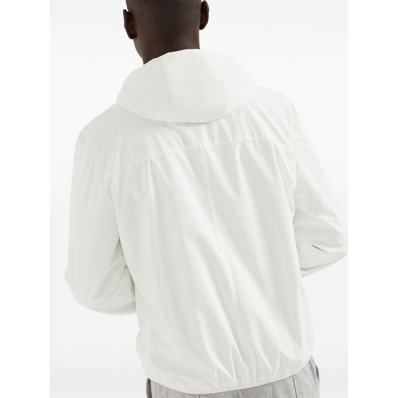 Brunello Cucinelli Coats White Jackets Brunello Cucinelli