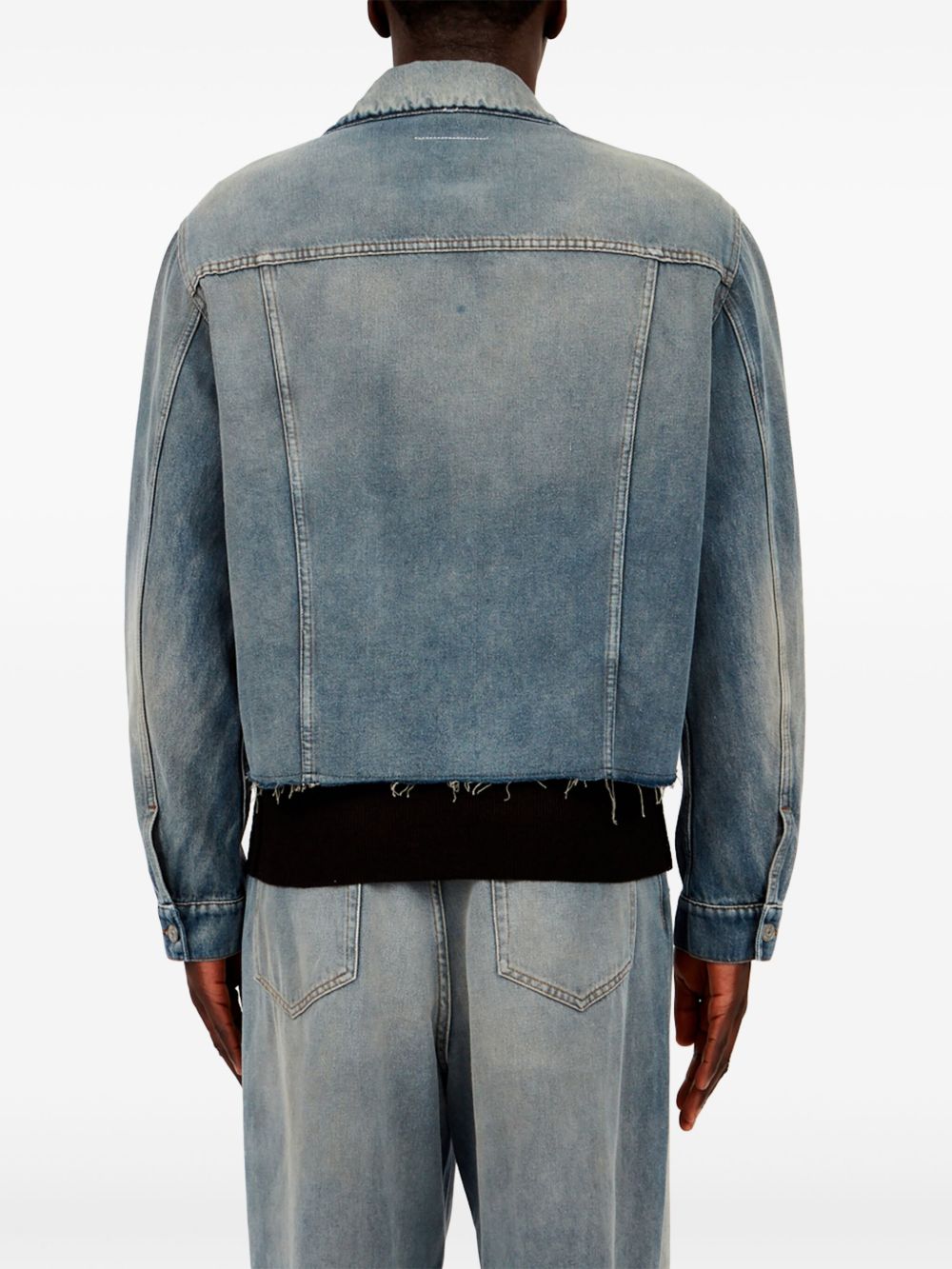 MM6 Maison Margiela Coats Clear Blue Jackets MM6 Maison Margiela