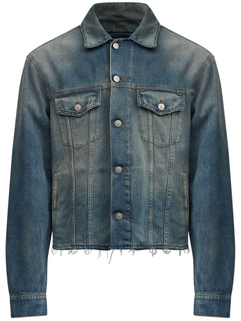 MM6 Maison Margiela Coats Clear Blue Jackets MM6 Maison Margiela