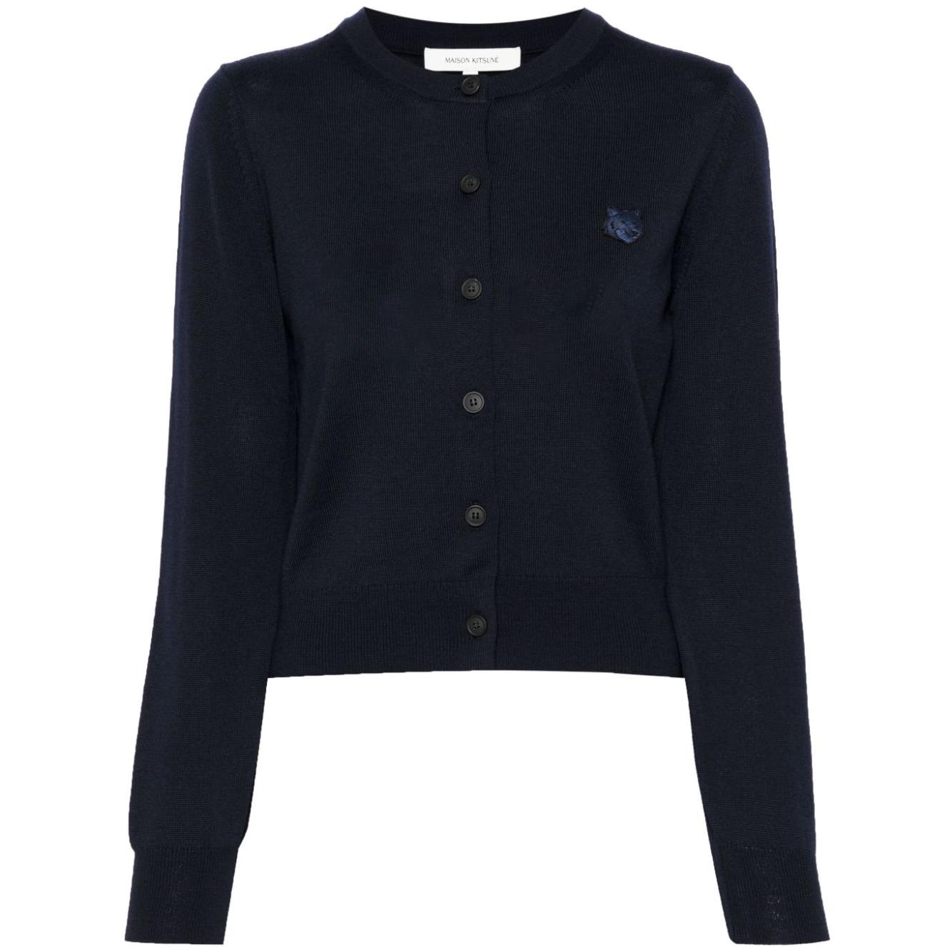 MAISON KITSUNE' Sweaters Blue Topwear Maison Kitsune