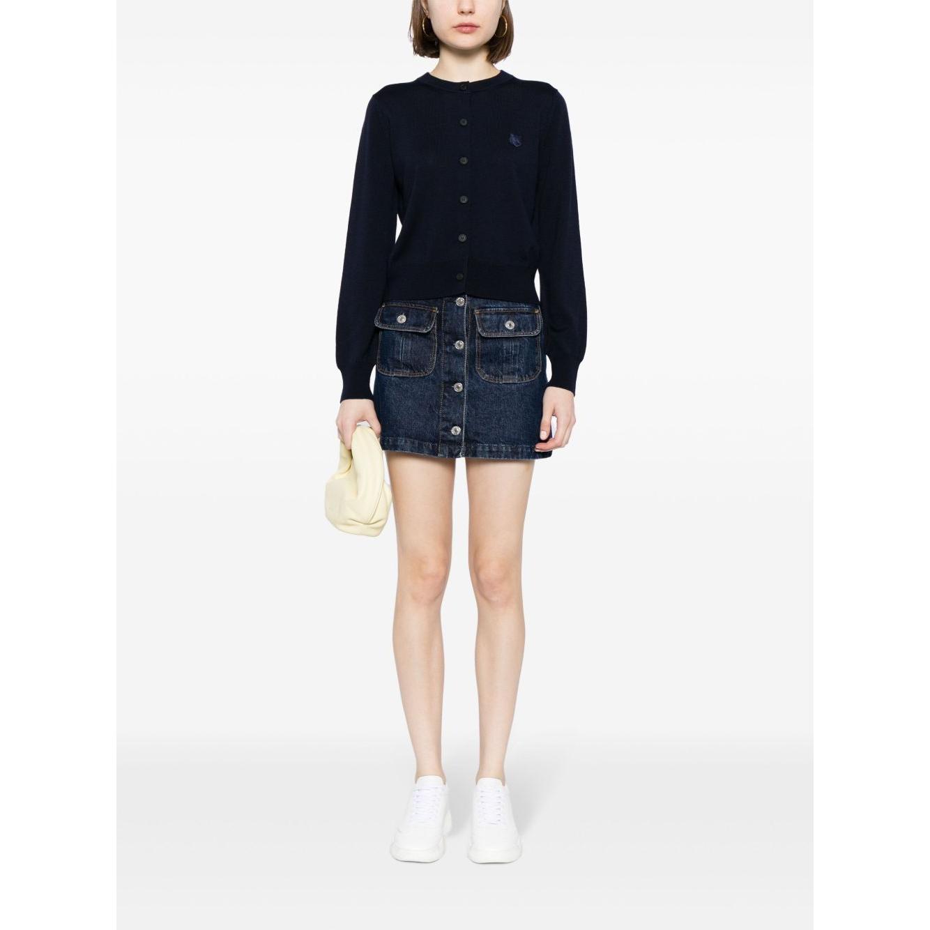 MAISON KITSUNE' Sweaters Blue Topwear Maison Kitsune