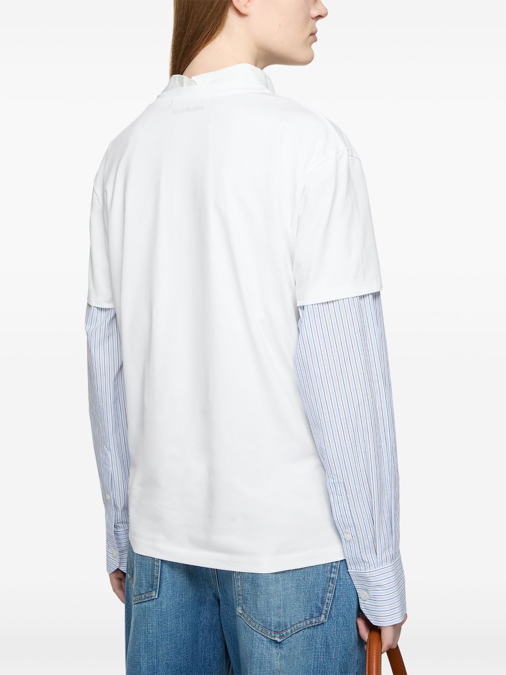 Acne T-shirts and Polos White Topwear Acne