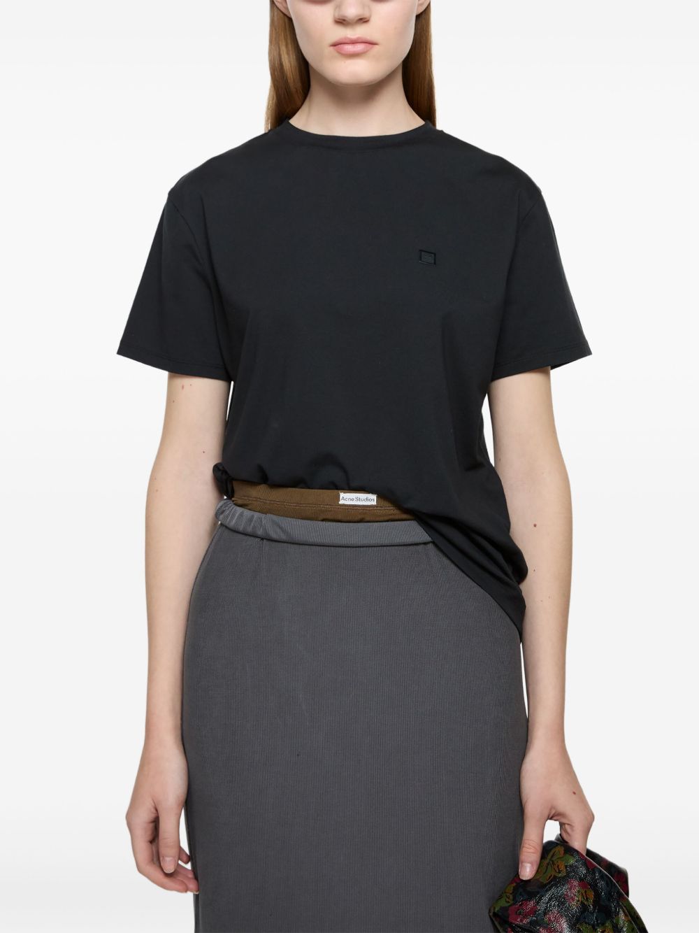 Acne T-shirts and Polos Black