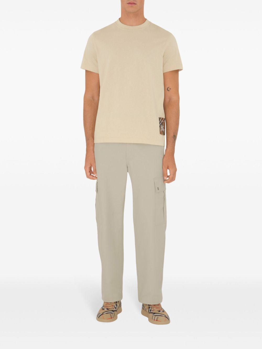 Burberry T-shirts and Polos Beige Topwear Burberry