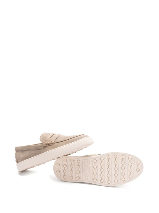 Tod's Flat shoes Beige Moccasins Tod'S