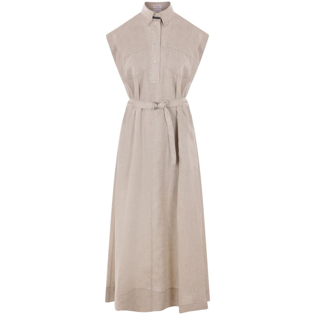 Brunello Cucinelli Dresses Beige Dresses Brunello Cucinelli