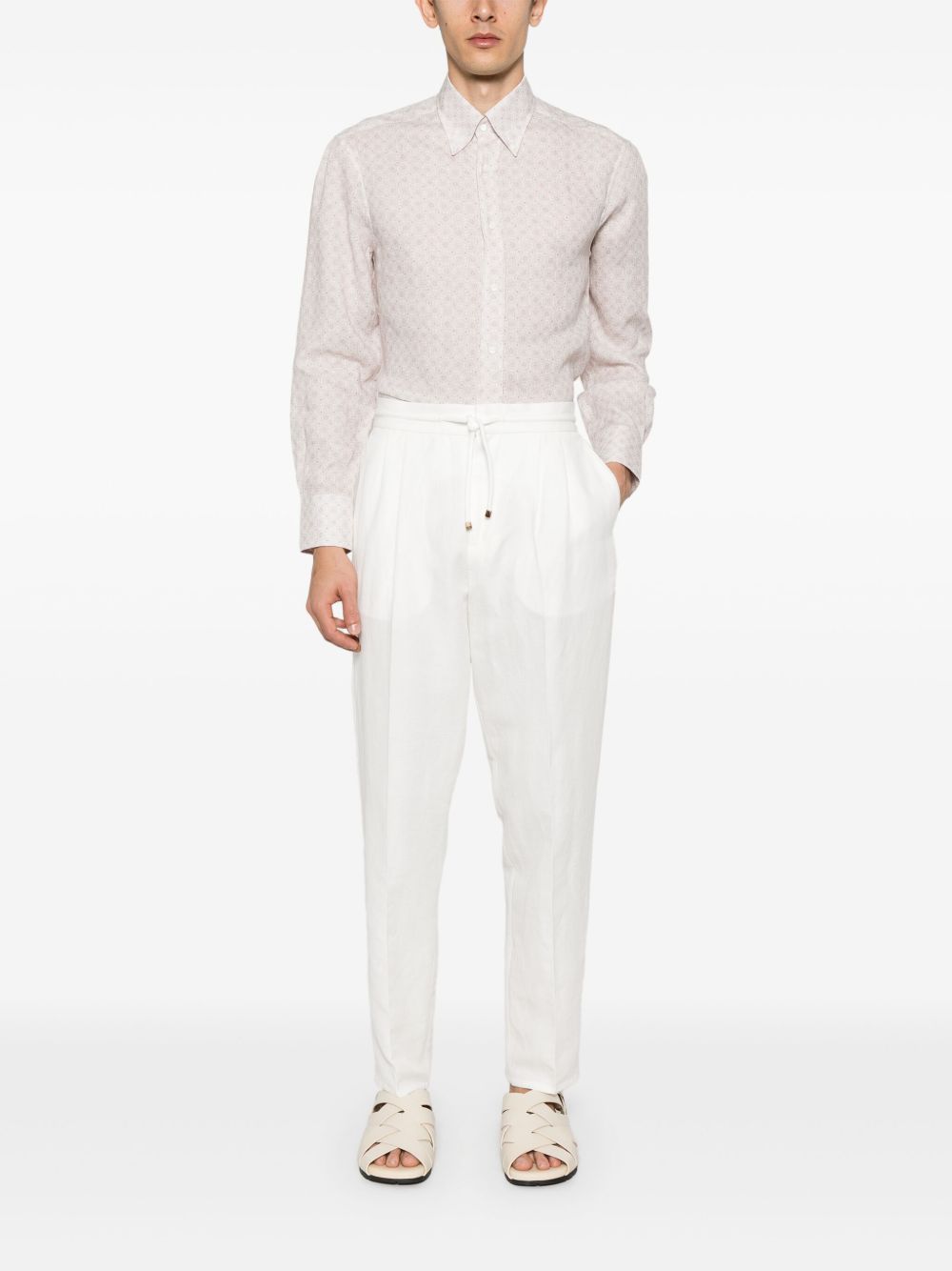 Brunello Cucinelli Trousers White Trousers Brunello Cucinelli