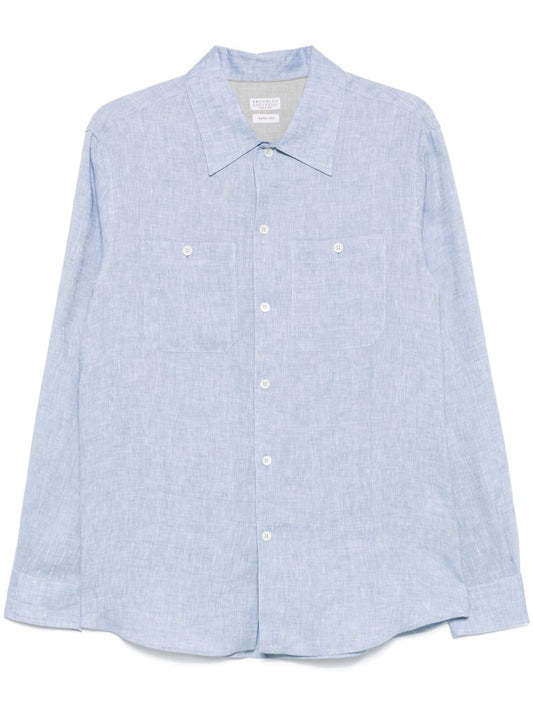 Brunello Cucinelli linen shirt Shirts Brunello Cucinelli