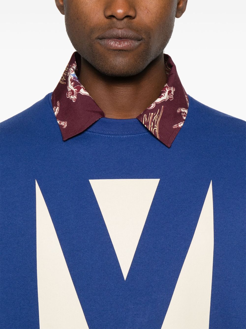 Valentino Chez Valentino Print Sweatshirt Topwear Valentino