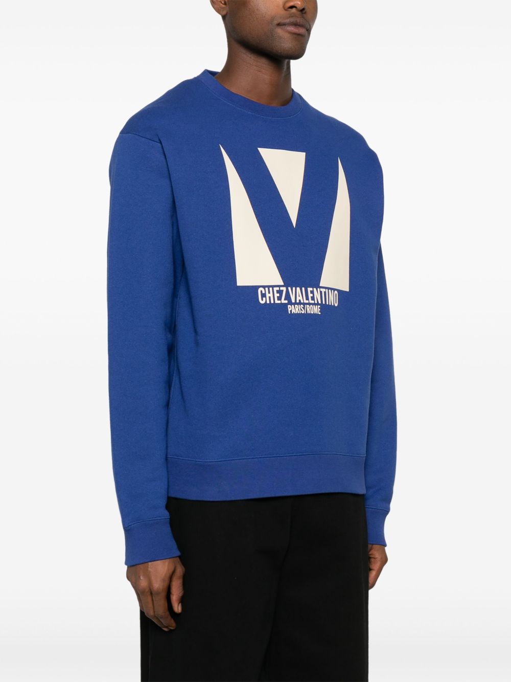 Valentino Chez Valentino Print Sweatshirt Topwear Valentino