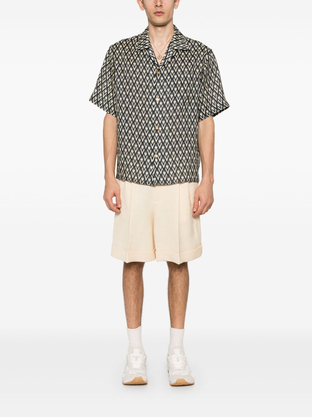 Valentino embossed shorts Short trousers Valentino