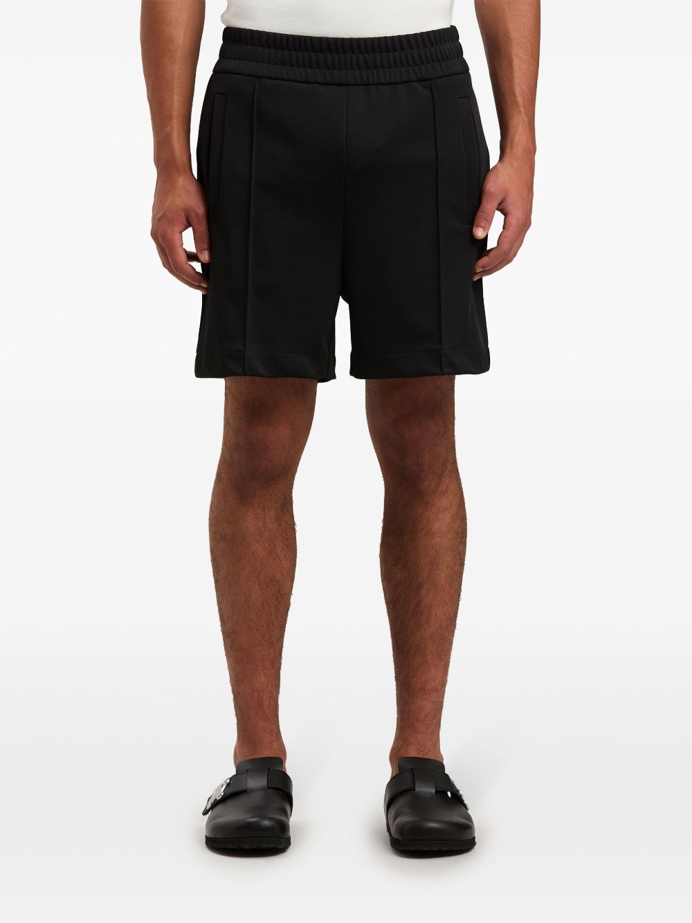 Palm Angels curved logo track shorts Short trousers Palm Angels