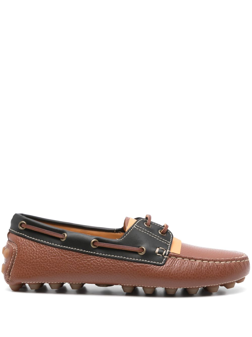 Tod's Flat shoes Leather Brown Moccasins Tod'S