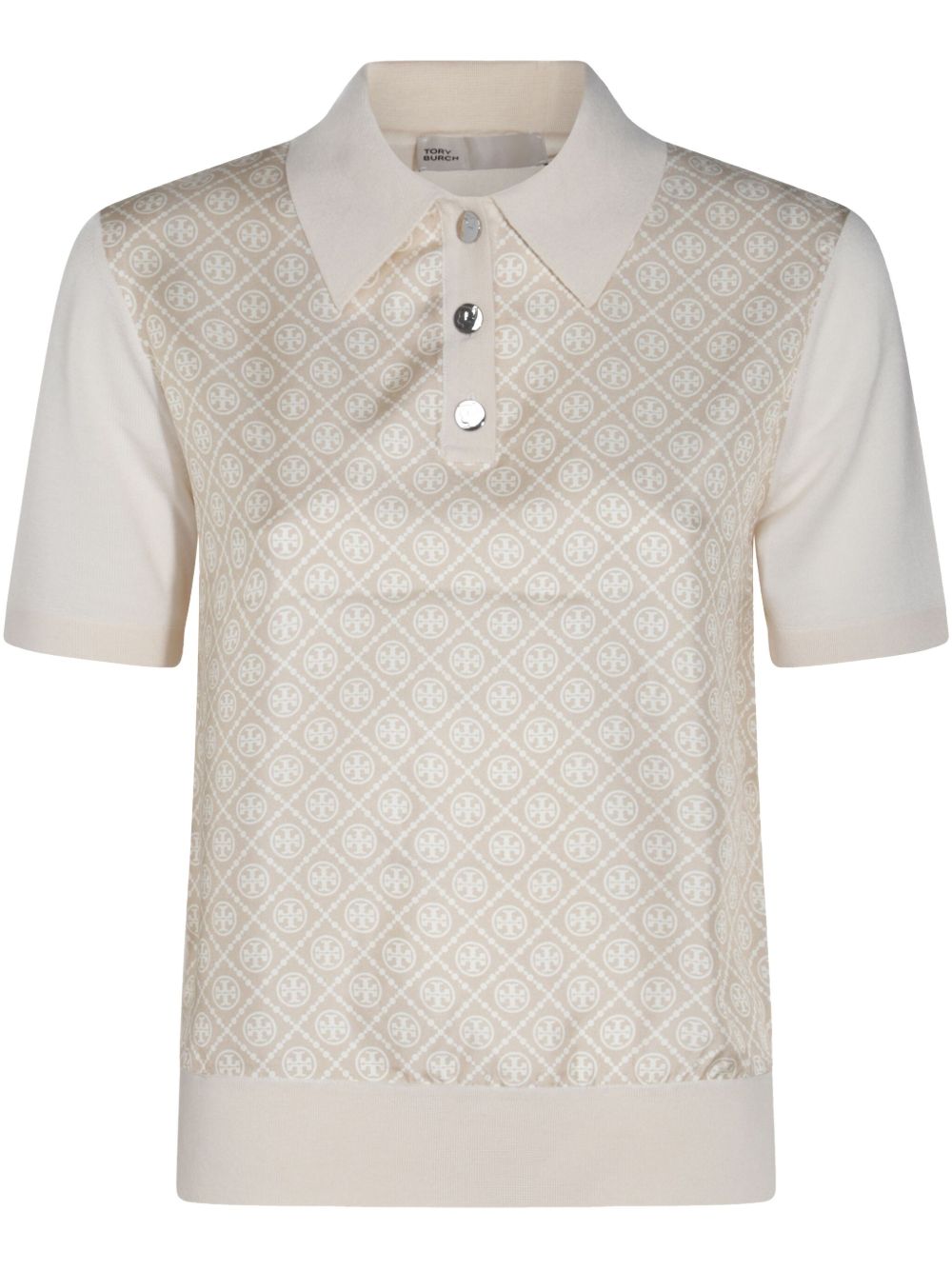 Tory Burch silk polo shirt Topwear Tory Burch