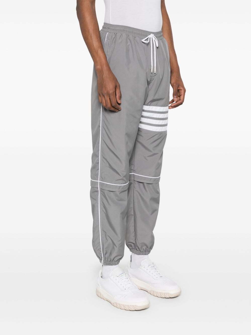 Thom Browne mid-rise ripstop track trousers Trousers Thom Browne