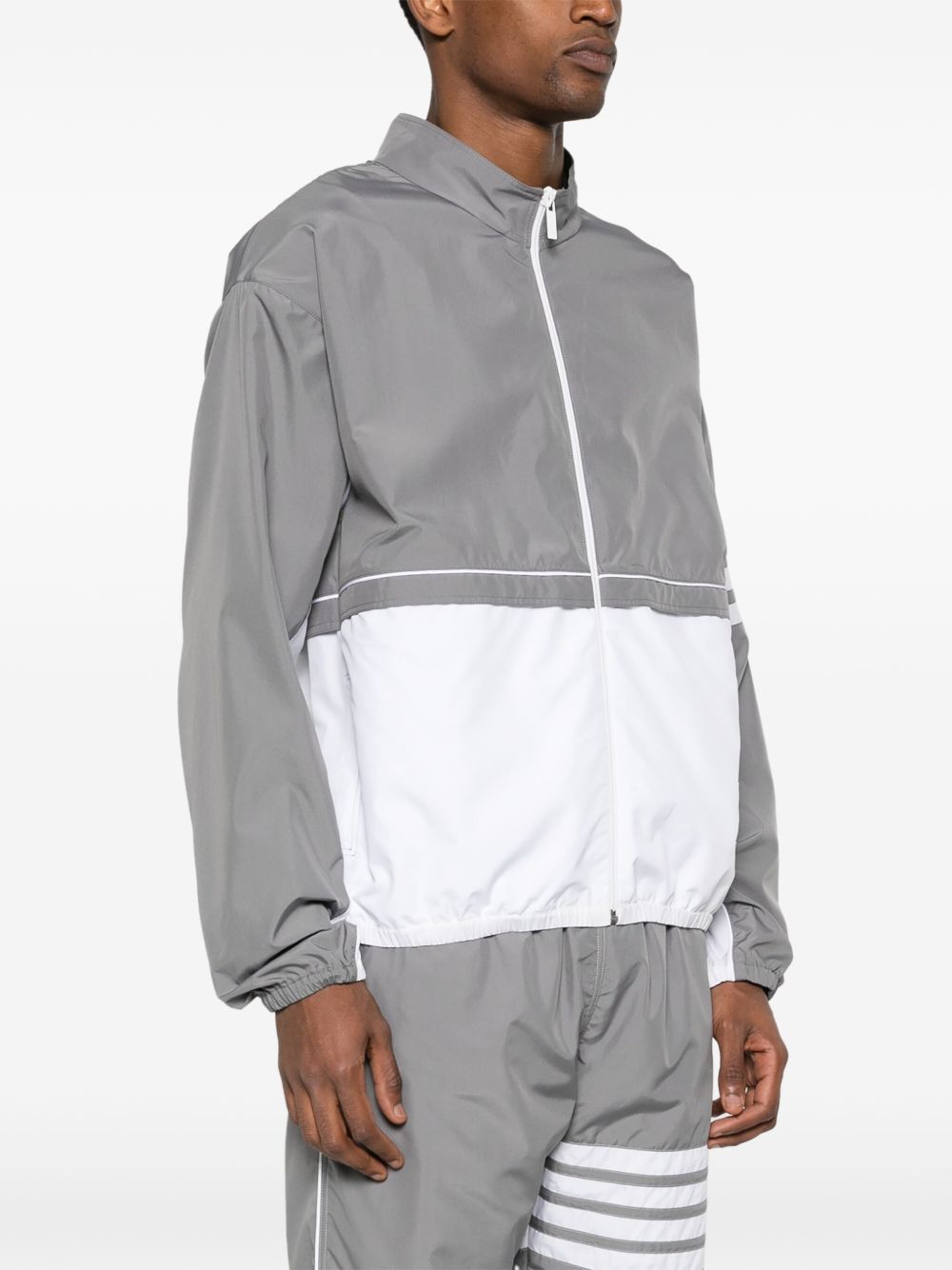 Thom Browne 4-bar colorblock jacket Jackets Thom Browne