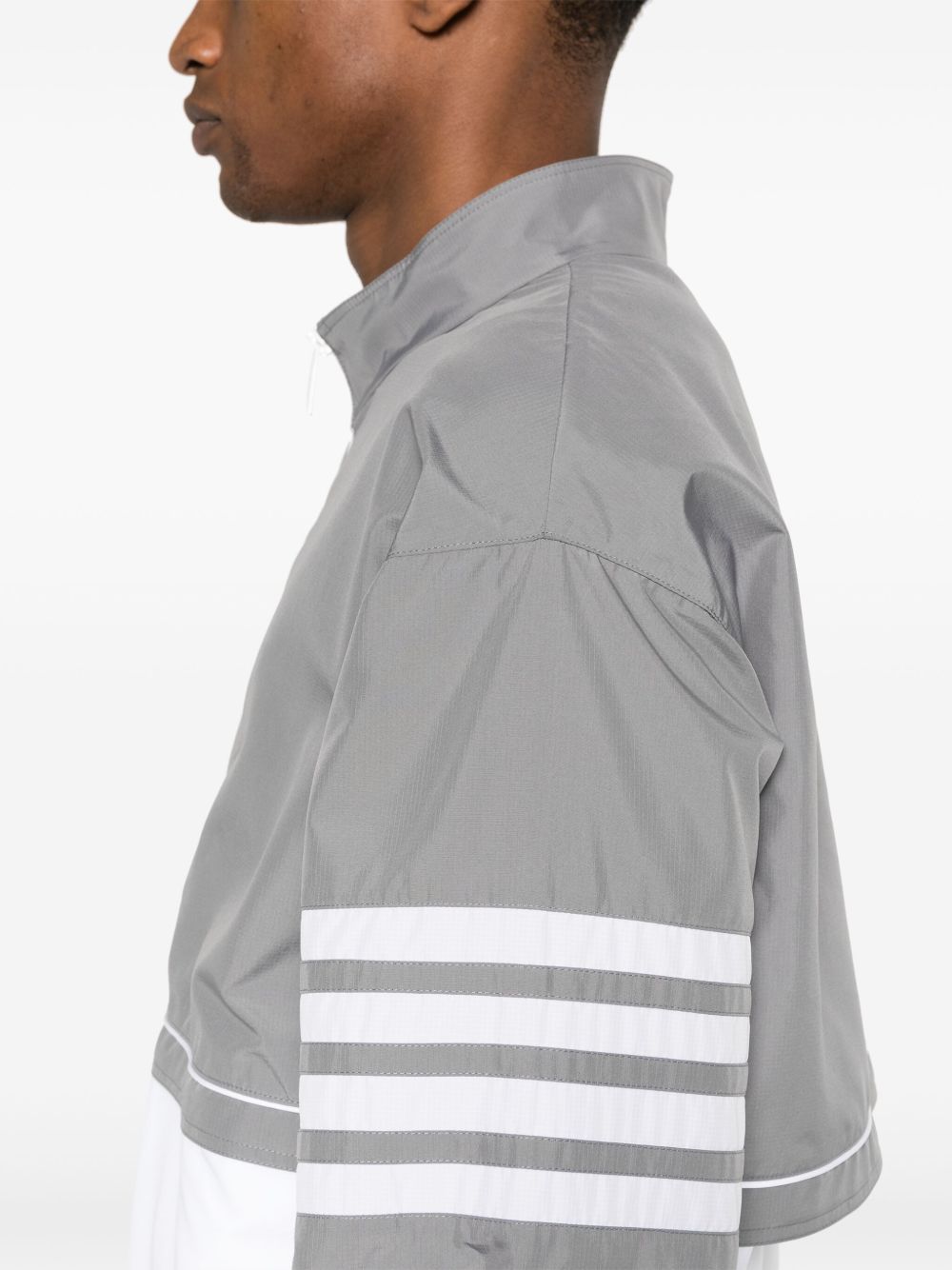 Thom Browne 4-bar colorblock jacket Jackets Thom Browne