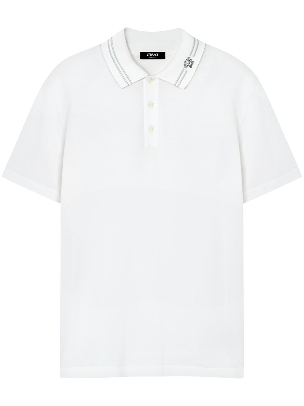 Versace Medusa embroidered polo Topwear Versace