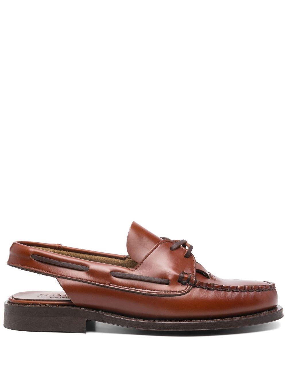 HEREU Flat shoes Leather Brown Moccasins Hereu