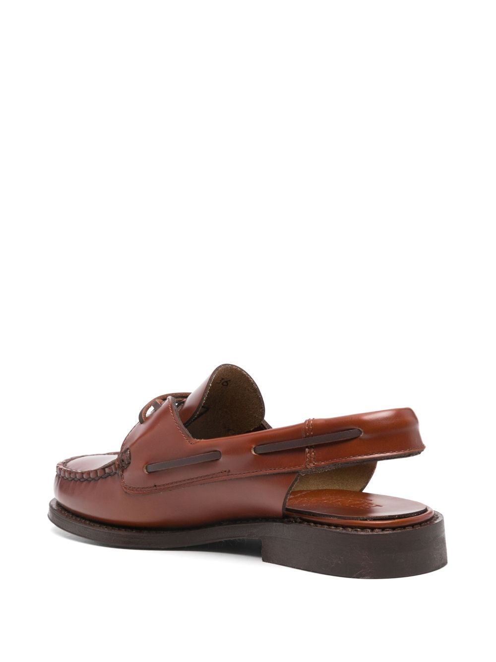 HEREU Flat shoes Leather Brown Moccasins Hereu